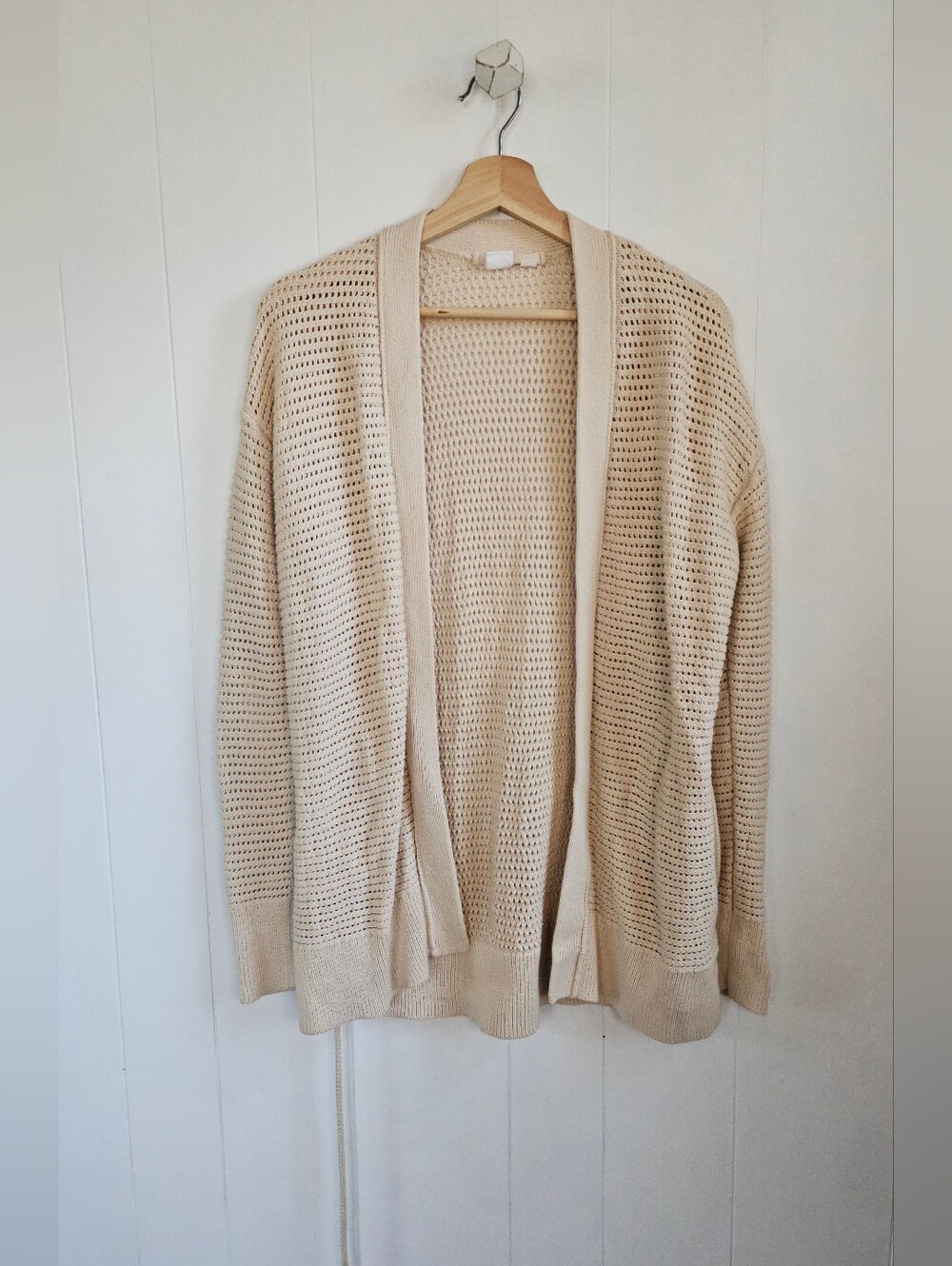 GAP Open Front Loose Knit Cardigan